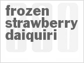 recipe for frozen strawberry daiquiri