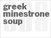 recipe for greek minestrone soup