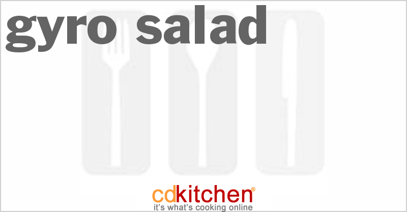 Gyro Salad - CDKitchen.com