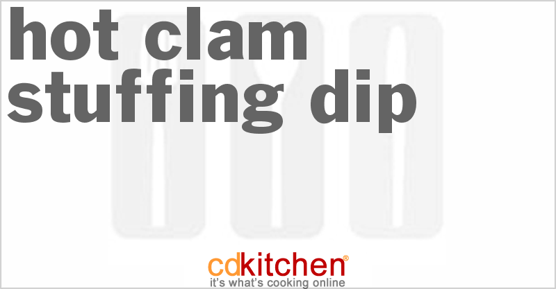 Hot Clam Stuffing Dip - CDKitchen.com