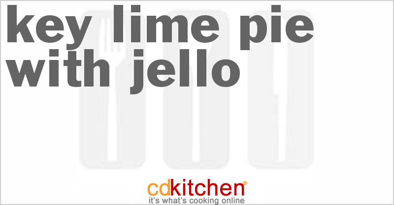 Key Lime Pie With Jello - CDKitchen.com