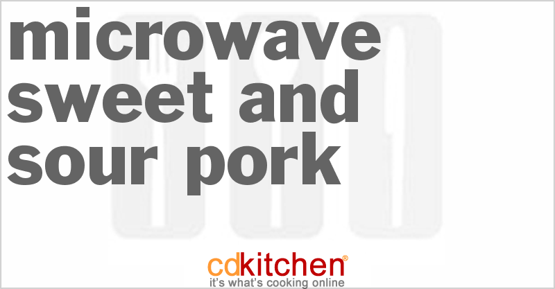 Microwave Sweet And Sour Pork - CDKitchen.com