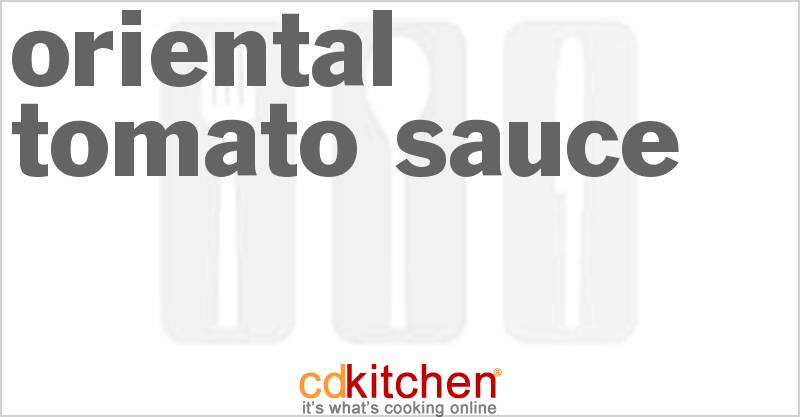 Asian Tomato Sauce - CDKitchen.com