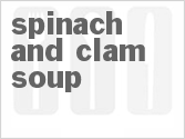 recipe for spinach and clam soup