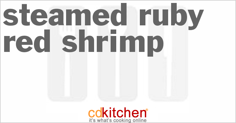 Steamed Ruby Red Shrimp - CDKitchen.com