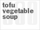 recipe for tofu vegetable soup
