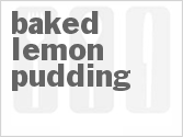 recipe for baked lemon pudding