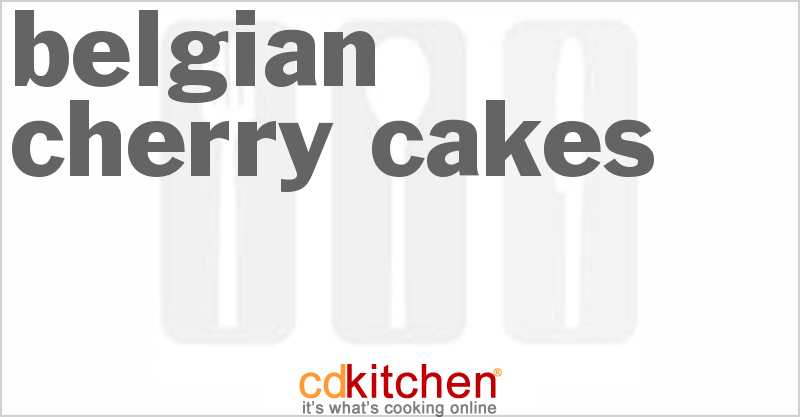 Belgian Cherry Cakes - CDKitchen.com