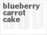 recipe for blueberry carrot cake