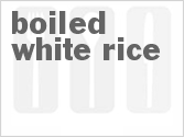 recipe for boiled white rice