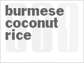 recipe for burmese coconut rice