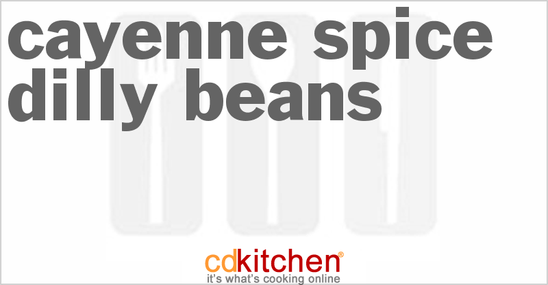 Cayenne Spice Dilly Beans - CDKitchen.com