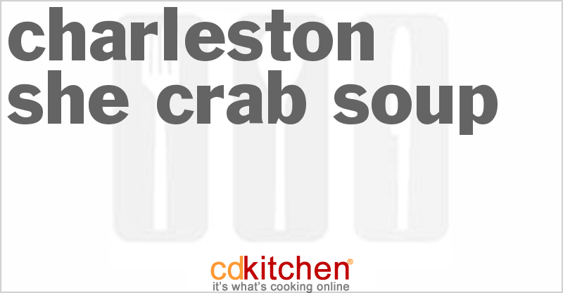 Charleston She-Crab Soup - CDKitchen.com