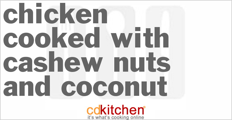 cashew coconut chicken
