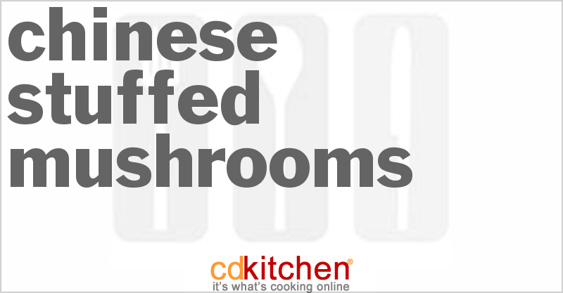 Chinese Stuffed Mushrooms - CDKitchen.com