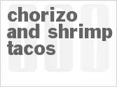 recipe for chorizo and shrimp tacos
