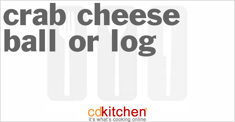 Crab Cheese Ball or Log - CDKitchen.com