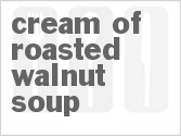 recipe for cream of roasted walnut soup