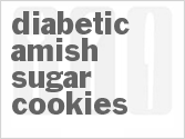 recipe for diabetic amish sugar cookies