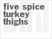 recipe for slow cooker five spice turkey thighs