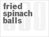 recipe for fried spinach balls