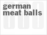 recipe for slow cooker german meat balls