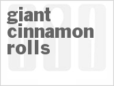 recipe for giant cinnamon rolls