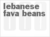 recipe for lebanese fava beans