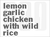 recipe for lemon garlic chicken with wild rice