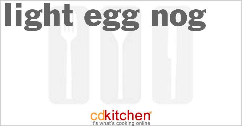 Light Egg Nog - CDKitchen.com