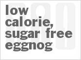 recipe for low calorie, sugar free eggnog