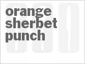 recipe for orange sherbet punch