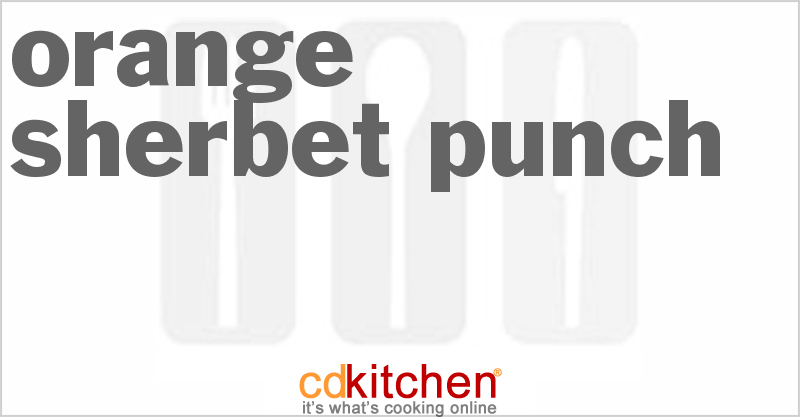 Orange Sherbet Punch - CDKitchen.com