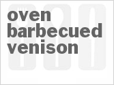 recipe for oven barbecued venison
