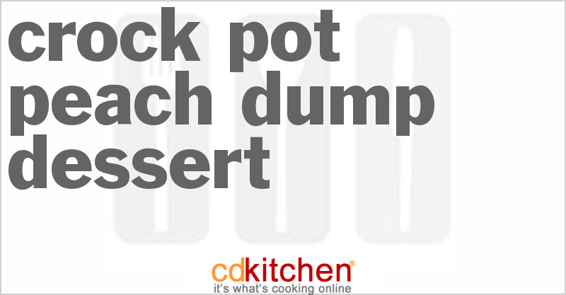 Peach Dump Dessert - CDKitchen.com