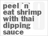 recipe for peel 'n' eat shrimp with thai dipping sauce