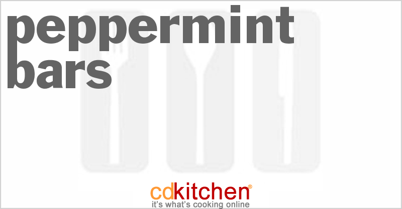 Peppermint Bars - CDKitchen.com