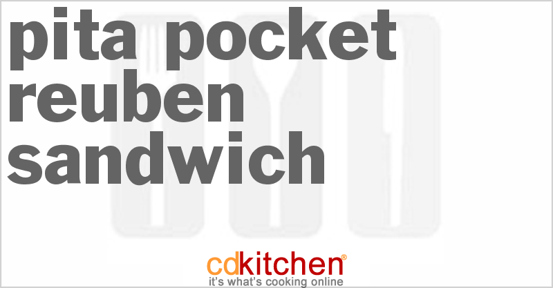 Pita Pocket Reuben Sandwich - CDKitchen.com