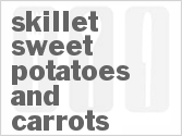 recipe for skillet sweet potatoes and carrots