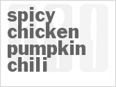 recipe for spicy chicken-pumpkin chili
