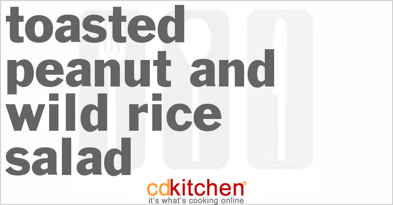 Toasted Peanut And Wild Rice Salad - CDKitchen.com