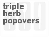 recipe for triple herb popovers