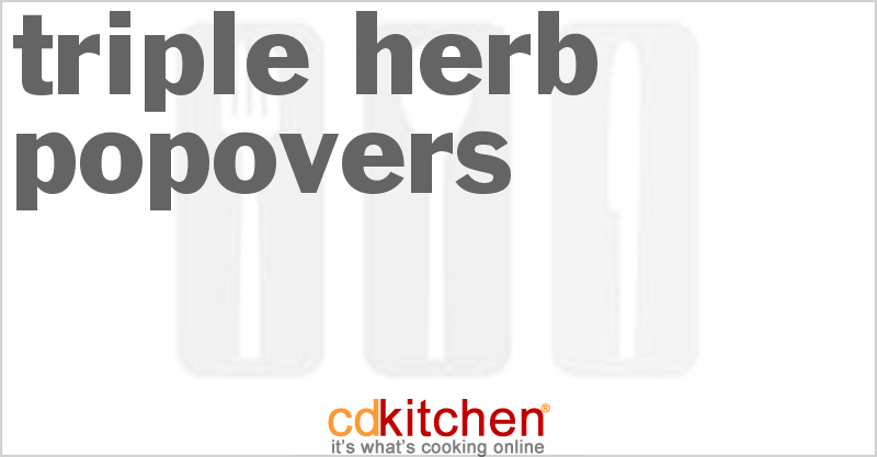 Triple Herb Popovers - CDKitchen.com