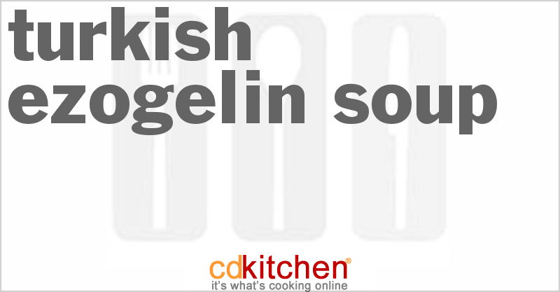 Turkish Ezogelin Soup - CDKitchen.com