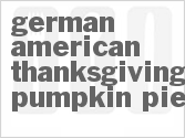 German-American Thanksgiving Pumpkin Pie
