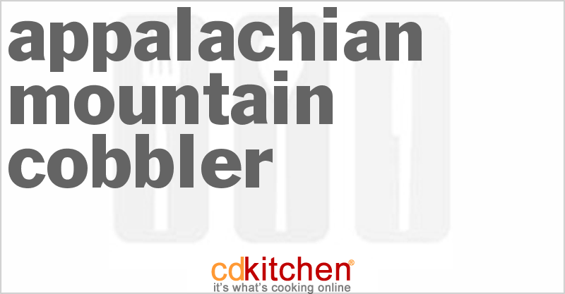 Appalachian Mountain Cobbler - CDKitchen.com