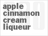 recipe for apple-cinnamon cream liqueur