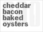 recipe for cheddar bacon baked oysters