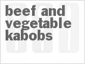 recipe for beef and vegetable kabobs