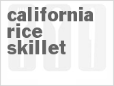 recipe for california rice skillet
